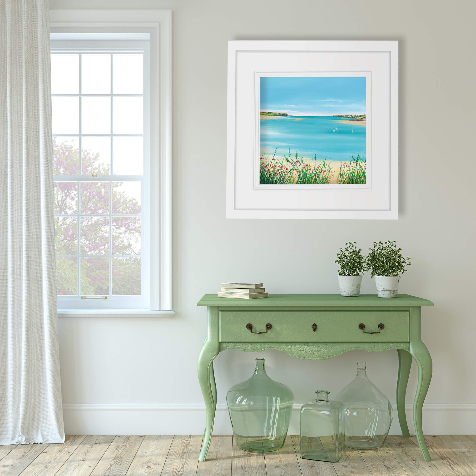 Print-IC235P - Camel Estuary Art Print-Whistlefish