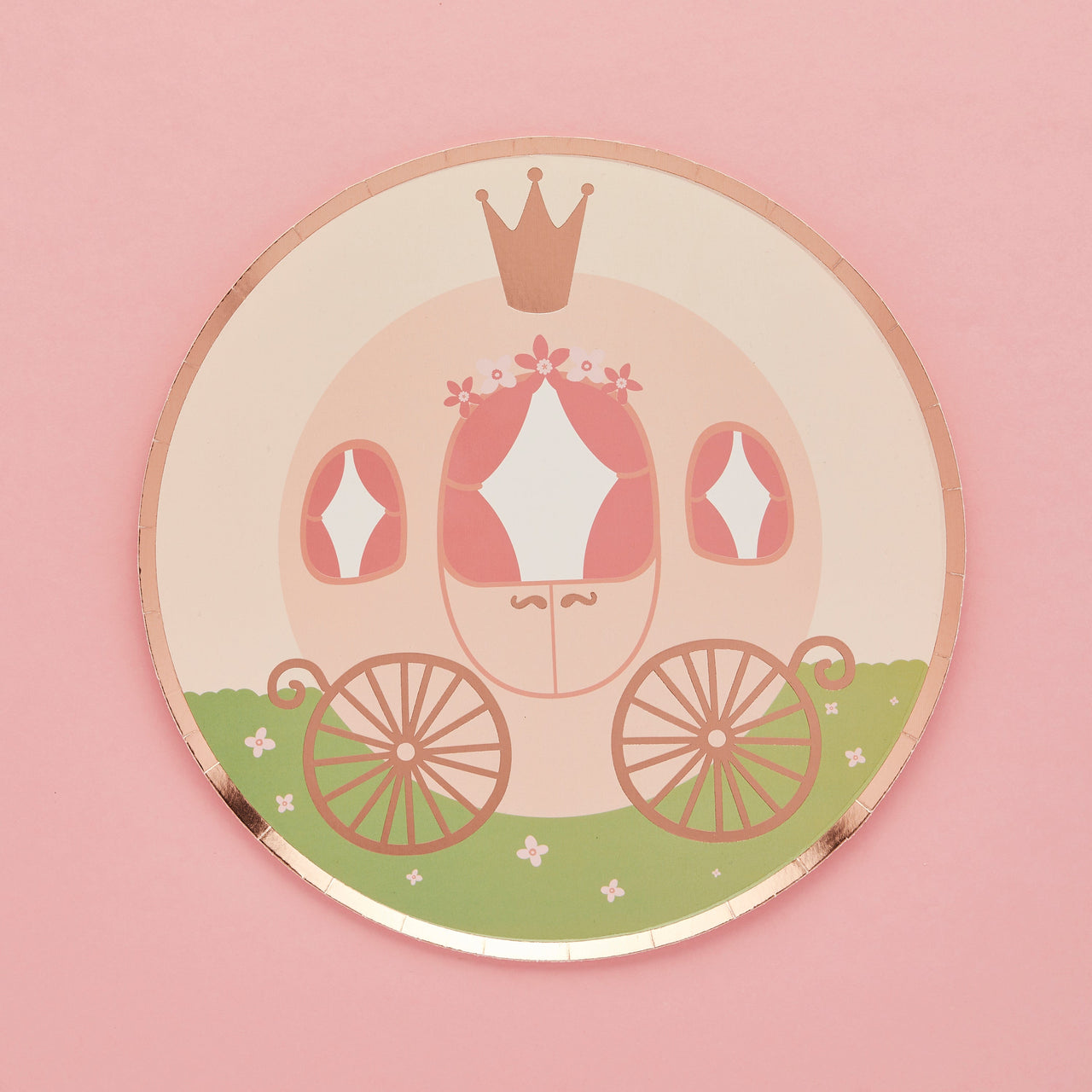 Plates - HBLP109 - Carriage Paper Plates 8pcs - Carriage Paper Plates 8pcs - Whistlefish