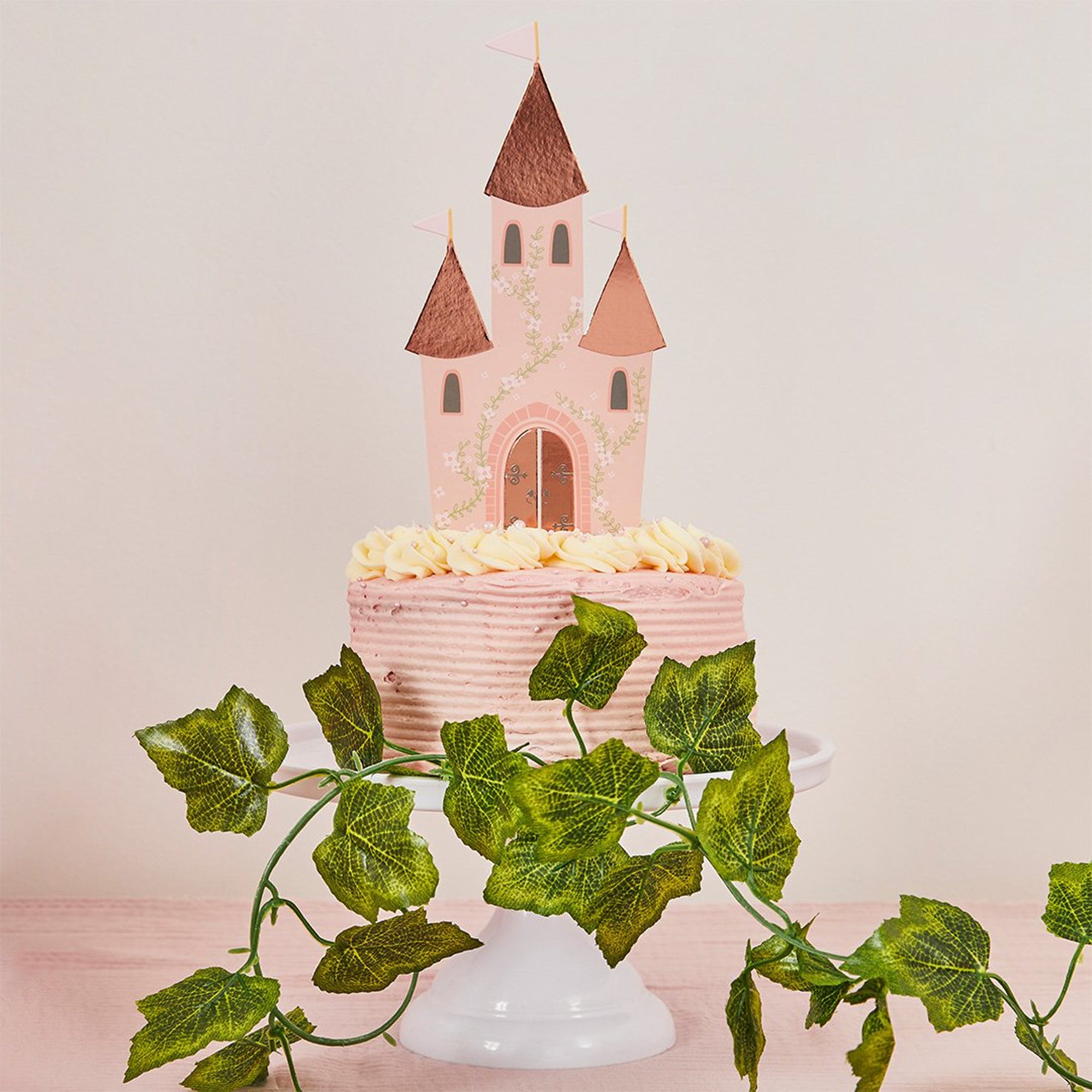 Cake Topper-HBLP105 - Castle Card Cake Topper-Hootyballoo