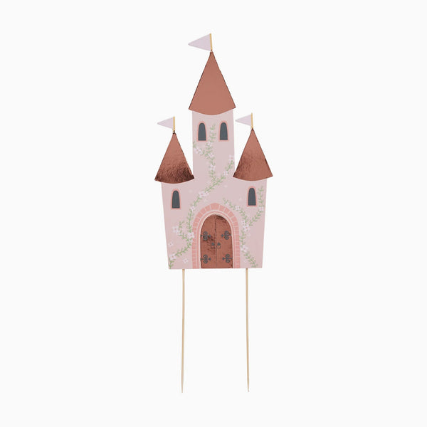 Cake Topper-HBLP105 - Castle Card Cake Topper-Hootyballoo