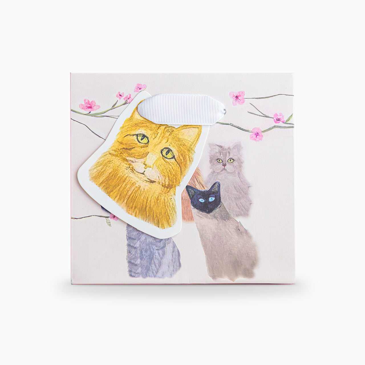 Gift Bag-HC03SB - Cats Small Gift Bag-Hannah Cole