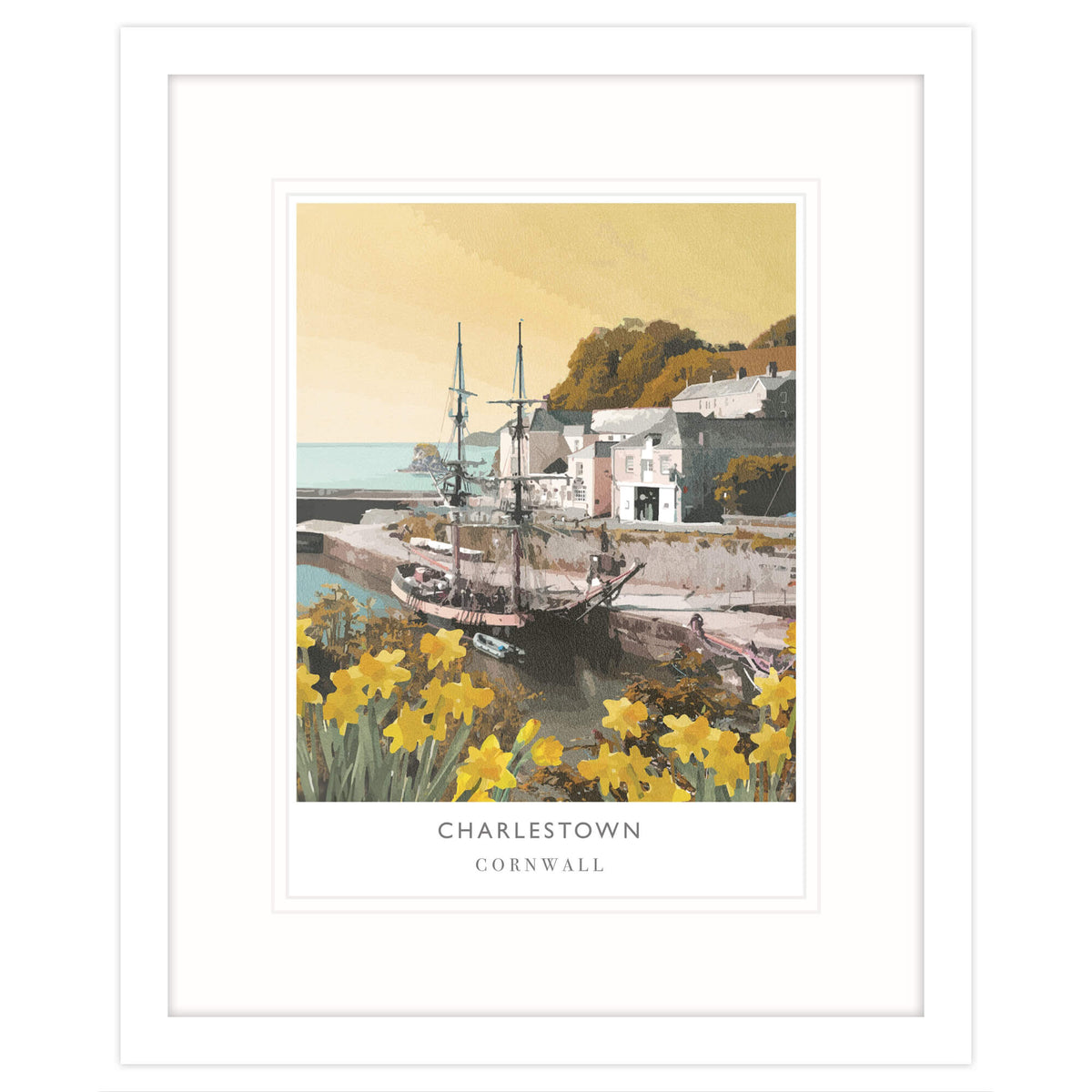 WF221F Charlestown Framed Print