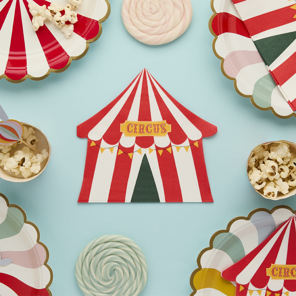 Paper Napkins-HBCP112 - Circus Paper Napkins-Hootyballoo