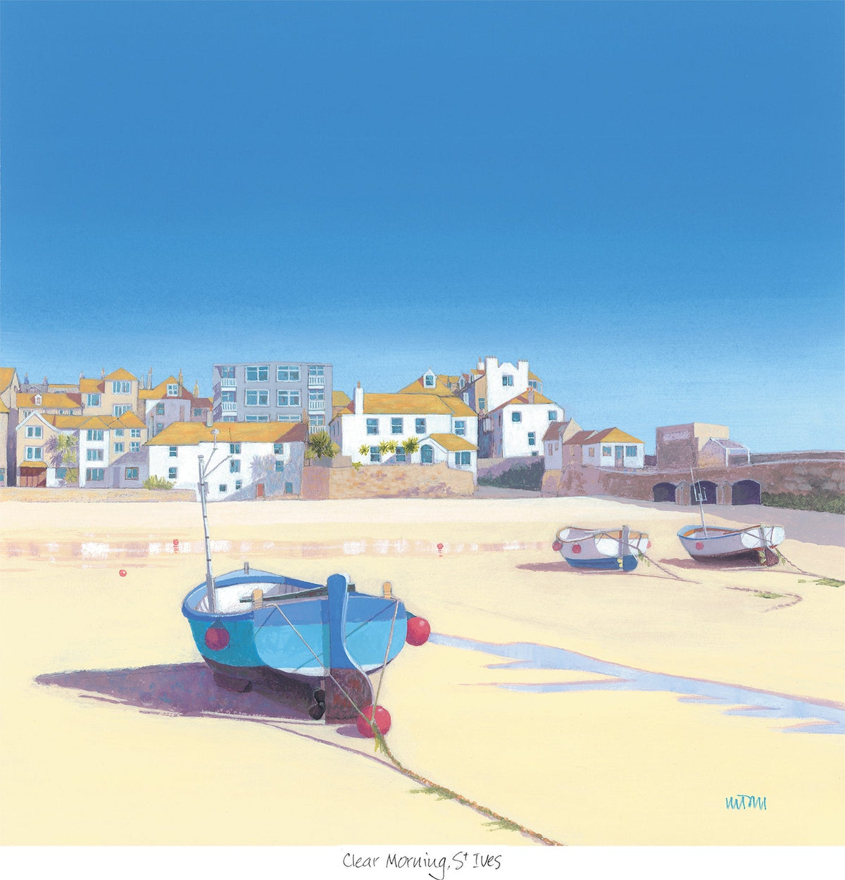 JW165P Clear Morning St Ives Art Print