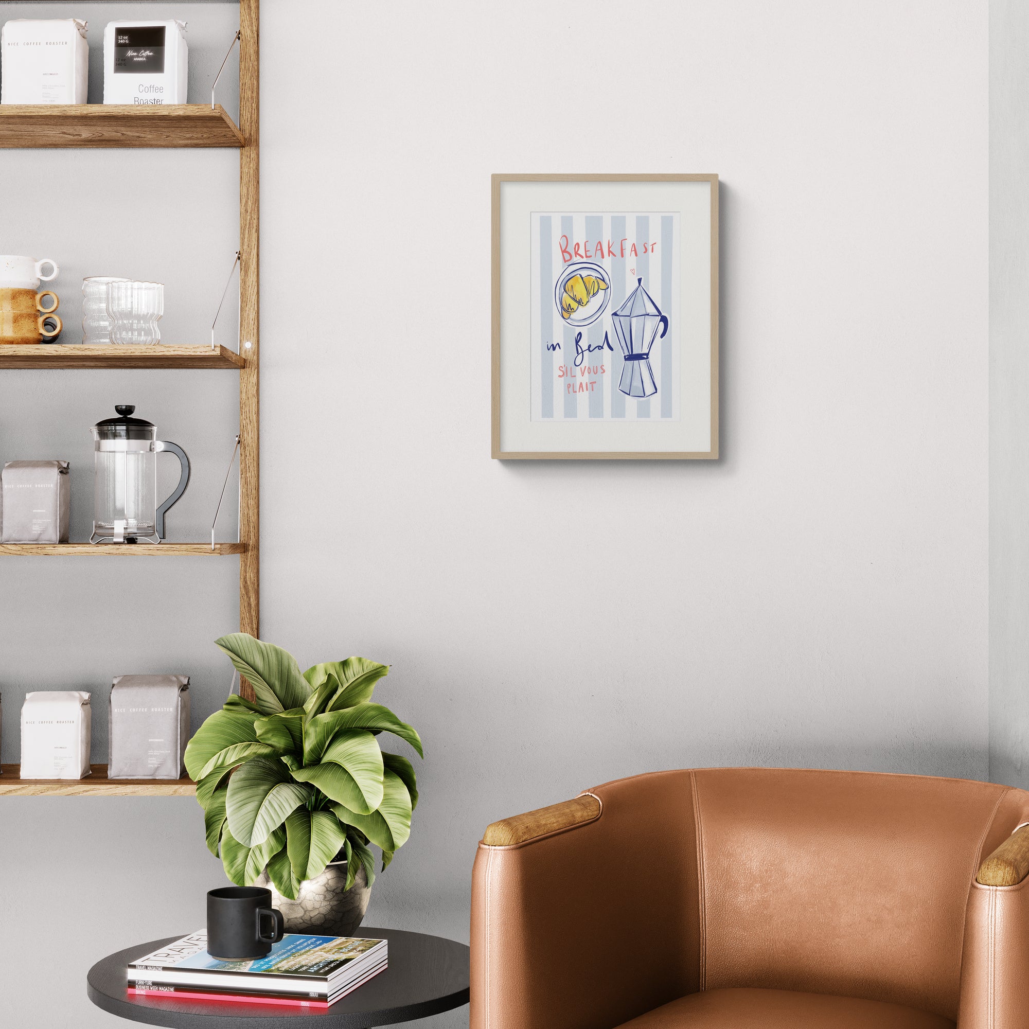 Breakfast in Bed Framed Print - Whistlefish