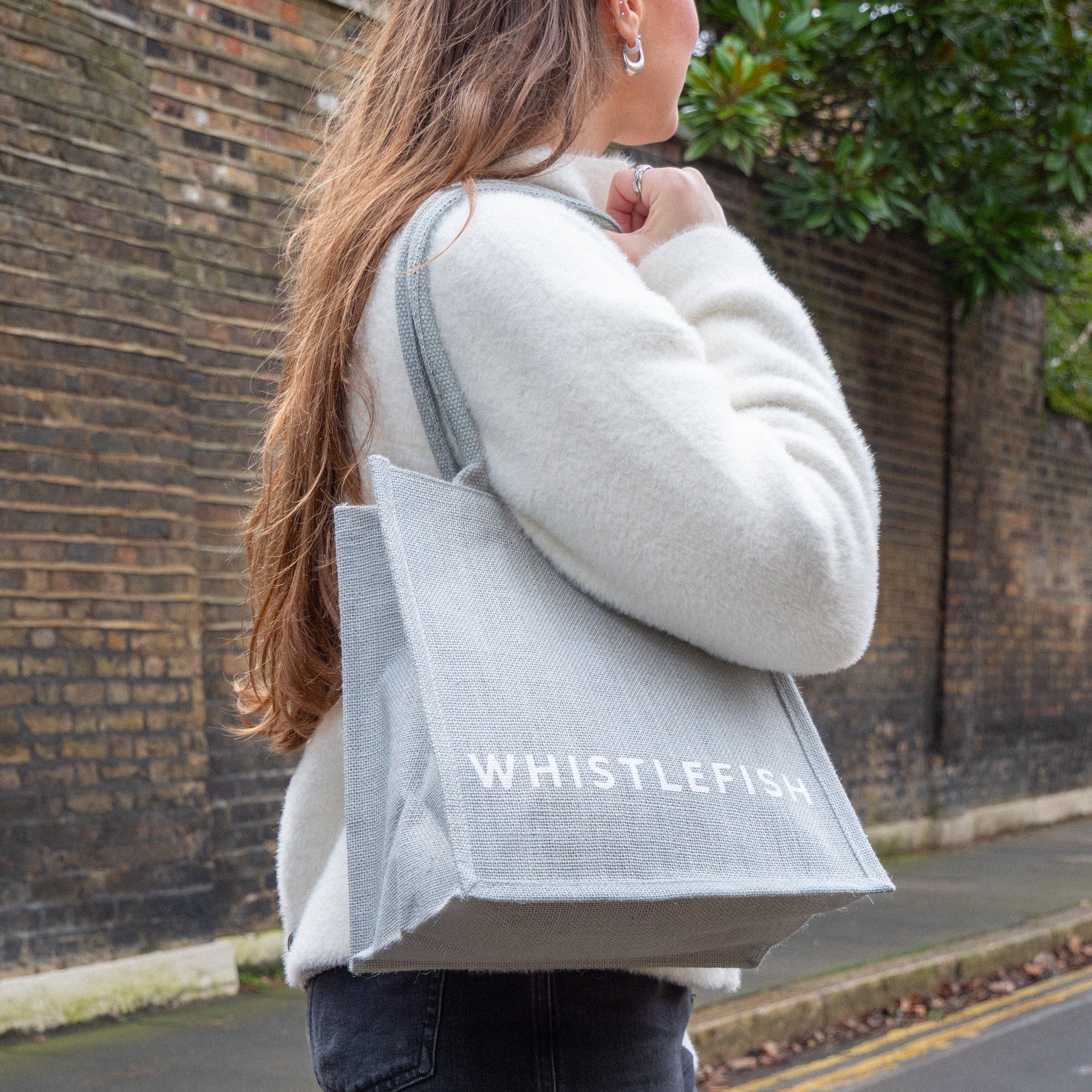 Small Jute Bag-JB208 - Cloud Small Jute Bag-Whistlefish