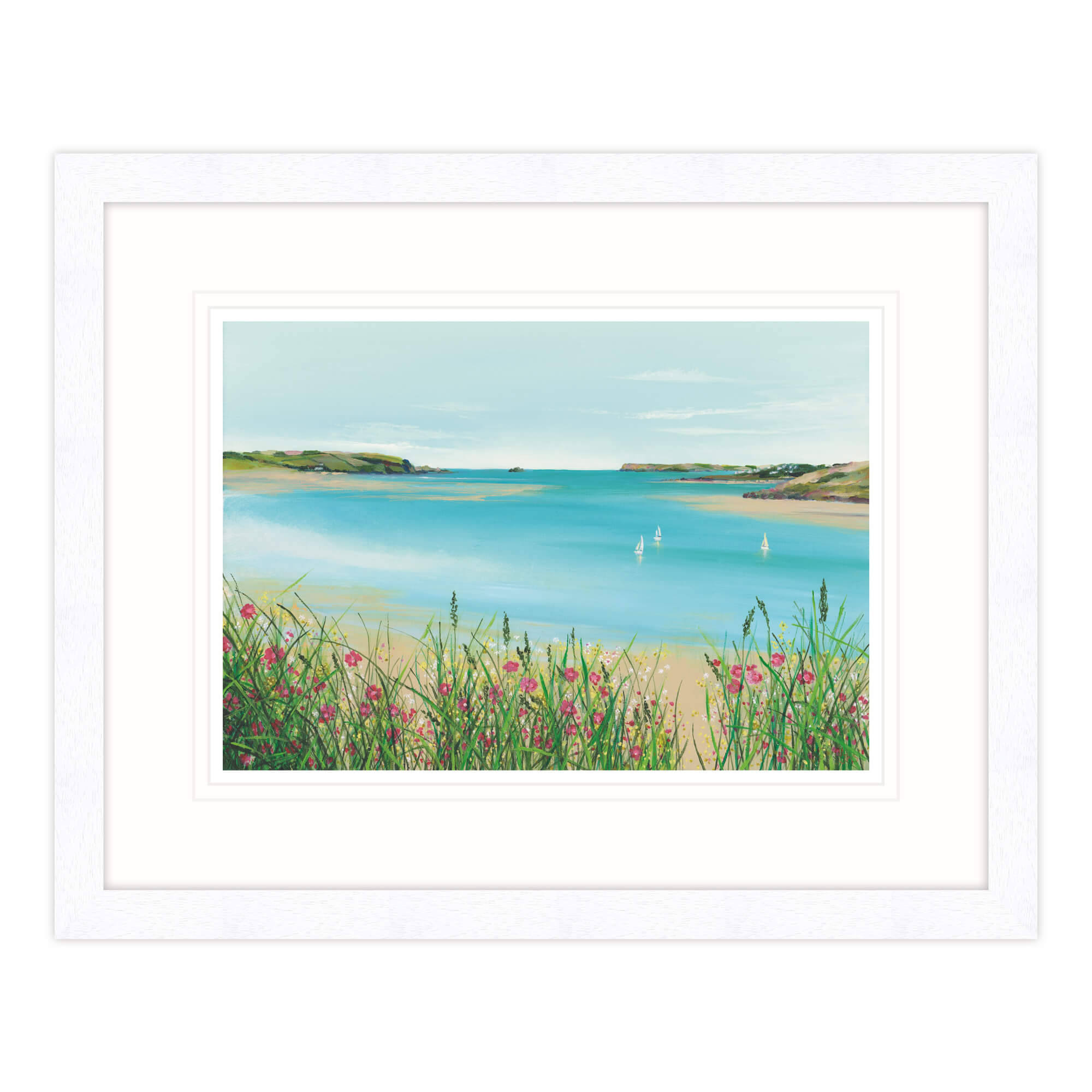 IC228F Coming Home Estuary Framed Print