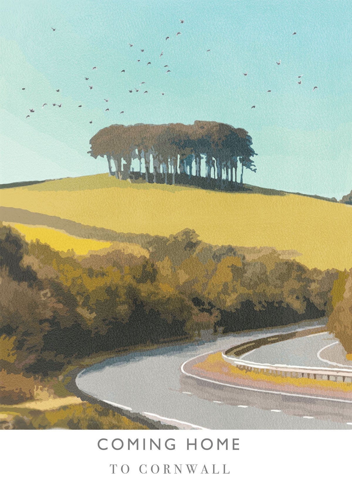 WF180P Coming Home Large Art Print