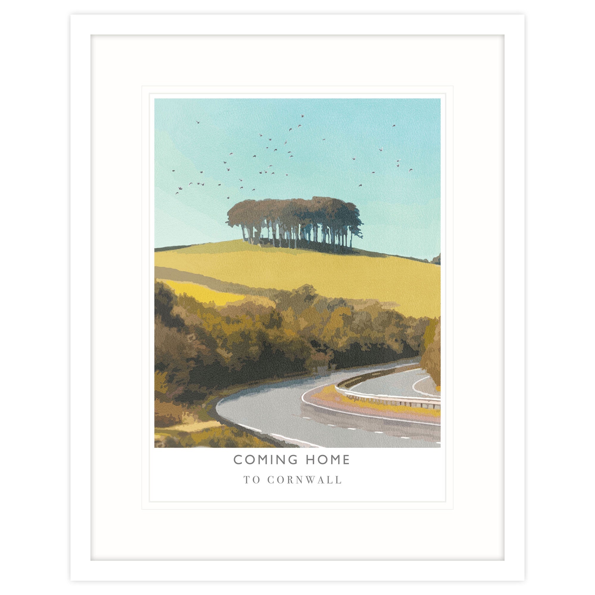 WF180F Coming Home Large Framed Print