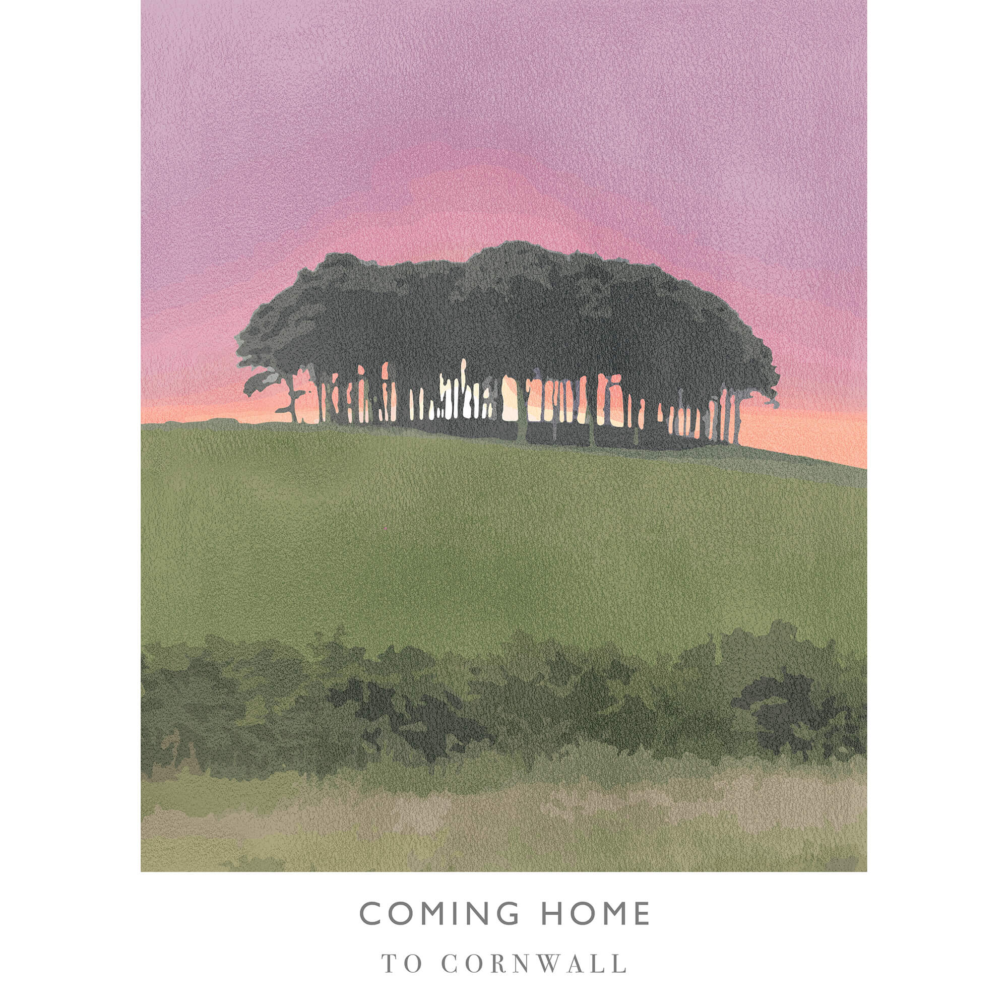 WF171P Coming Home To Sunset Art Print