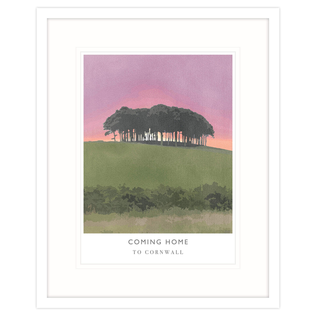 WF171F Coming Home To Sunset Framed Print