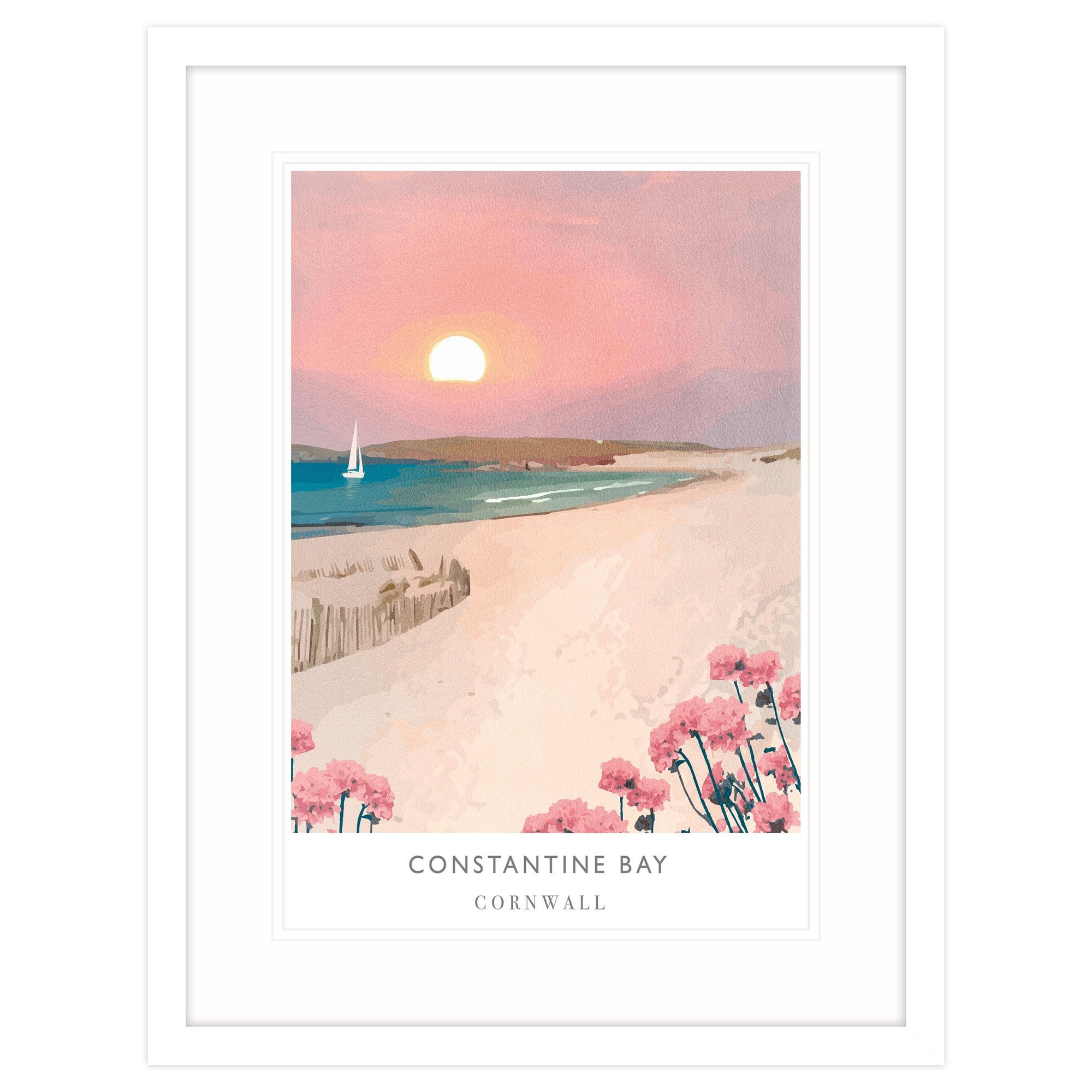 WF96F Constantine Bay Large Framed Print