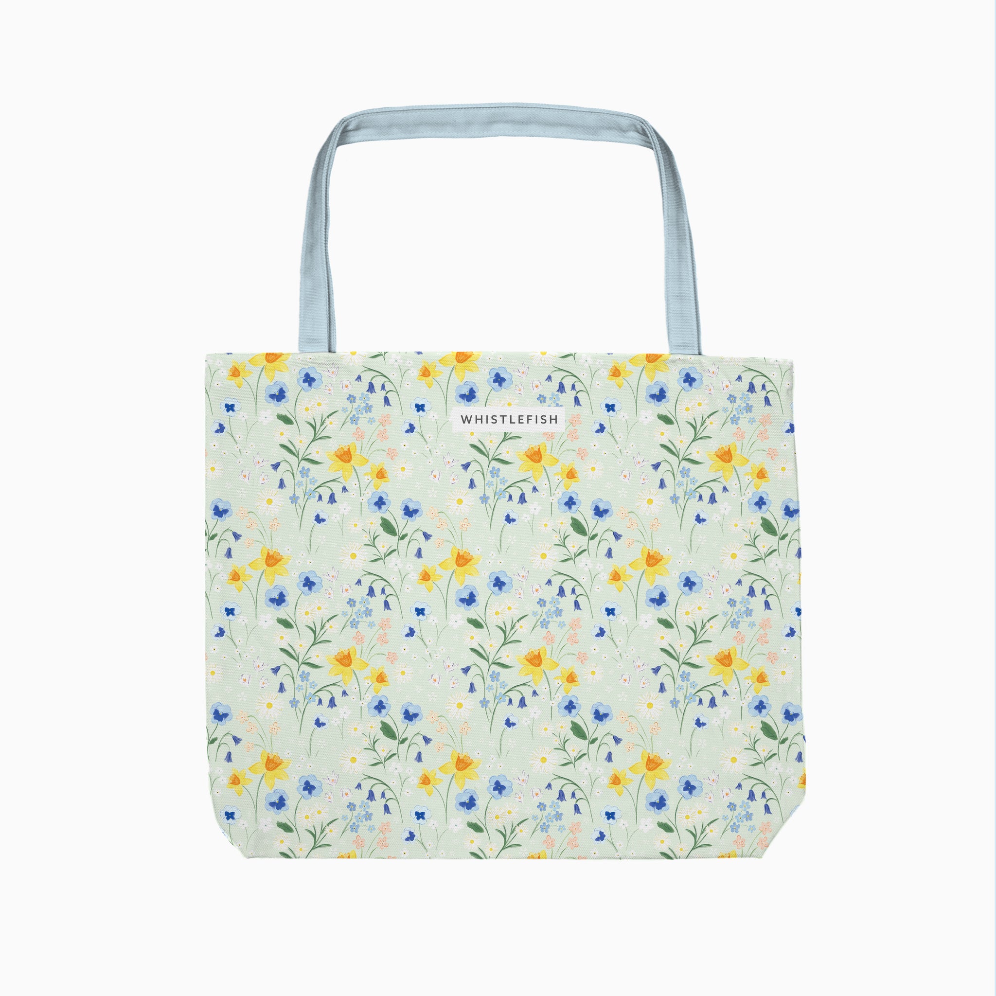 Tote Bag-WTB87 - Cornish Bloom Tote Bag-Whistlefish