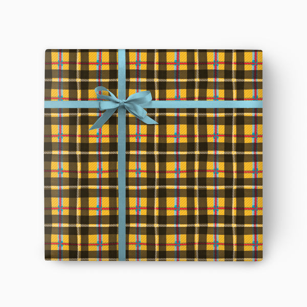 Wrapping Paper-GWP116 - Cornish Tartan Wrapping Paper-Whistlefish