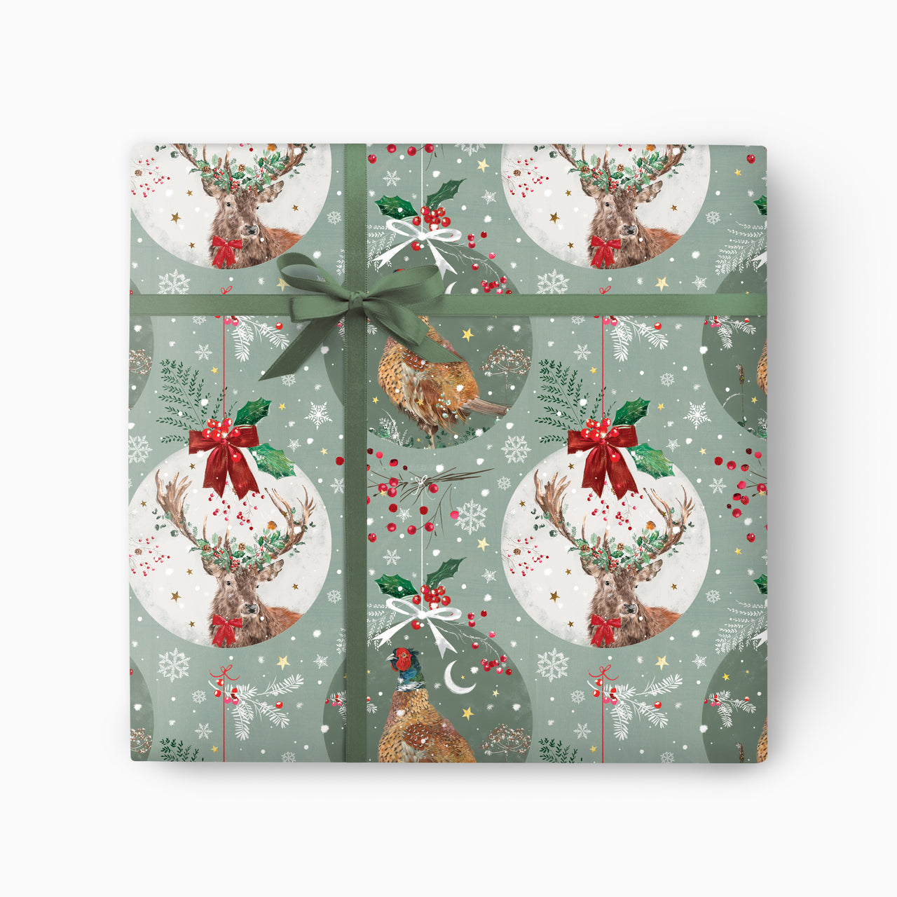 CWP031 - Woodland Animals Christmas Wrapping Paper
