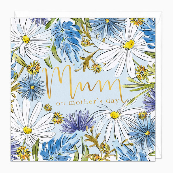 Greeting Card-H027 - Daisy Mother's Day Card-Whistlefish