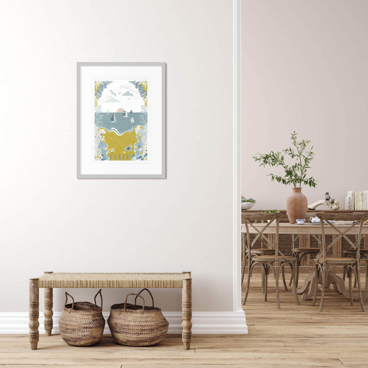 Framed Print-WF833F - Devon Lino-Whistlefish