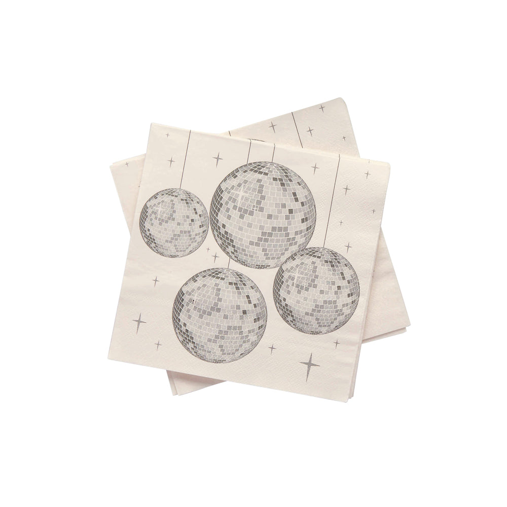 Paper Napkins-HBDP102 - Disco Paper Napkins-Hootyballoo