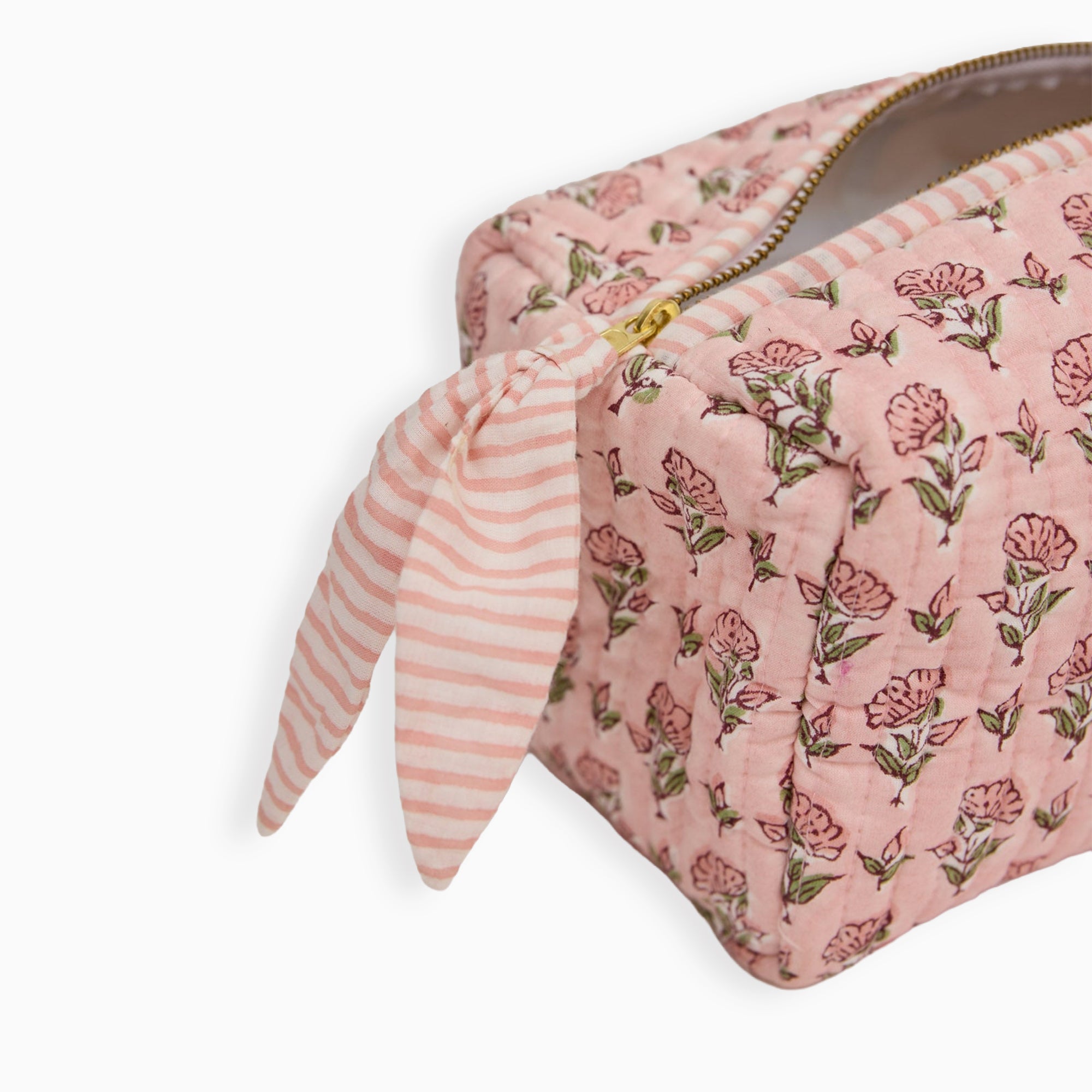Cosmetic Bag-TOILBP02 - Ditsy Floral Blush Medium Cosmetic Bag-Paper Mirchi