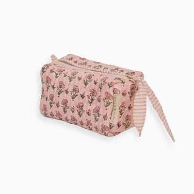 Ditsy Floral Blush Small Cosmetic Bag - Whistlefish