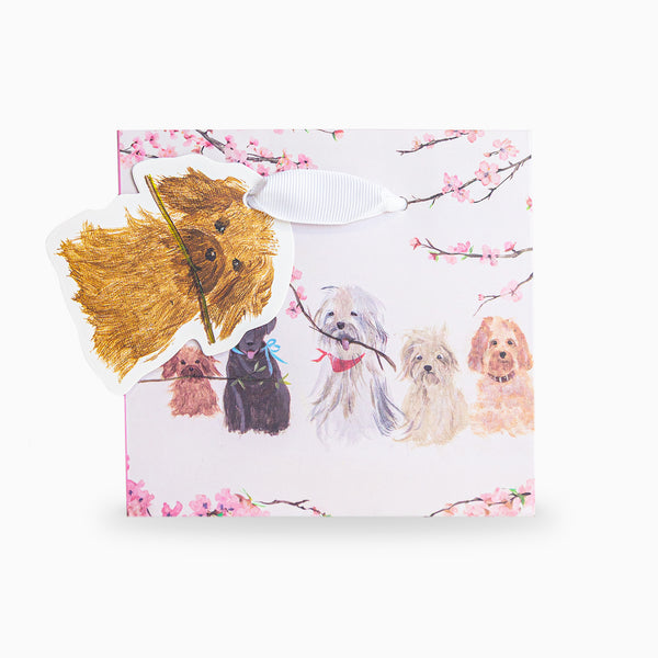 Gift Bag-HC02SB - Dogs Small Gift Bag-Hannah Cole