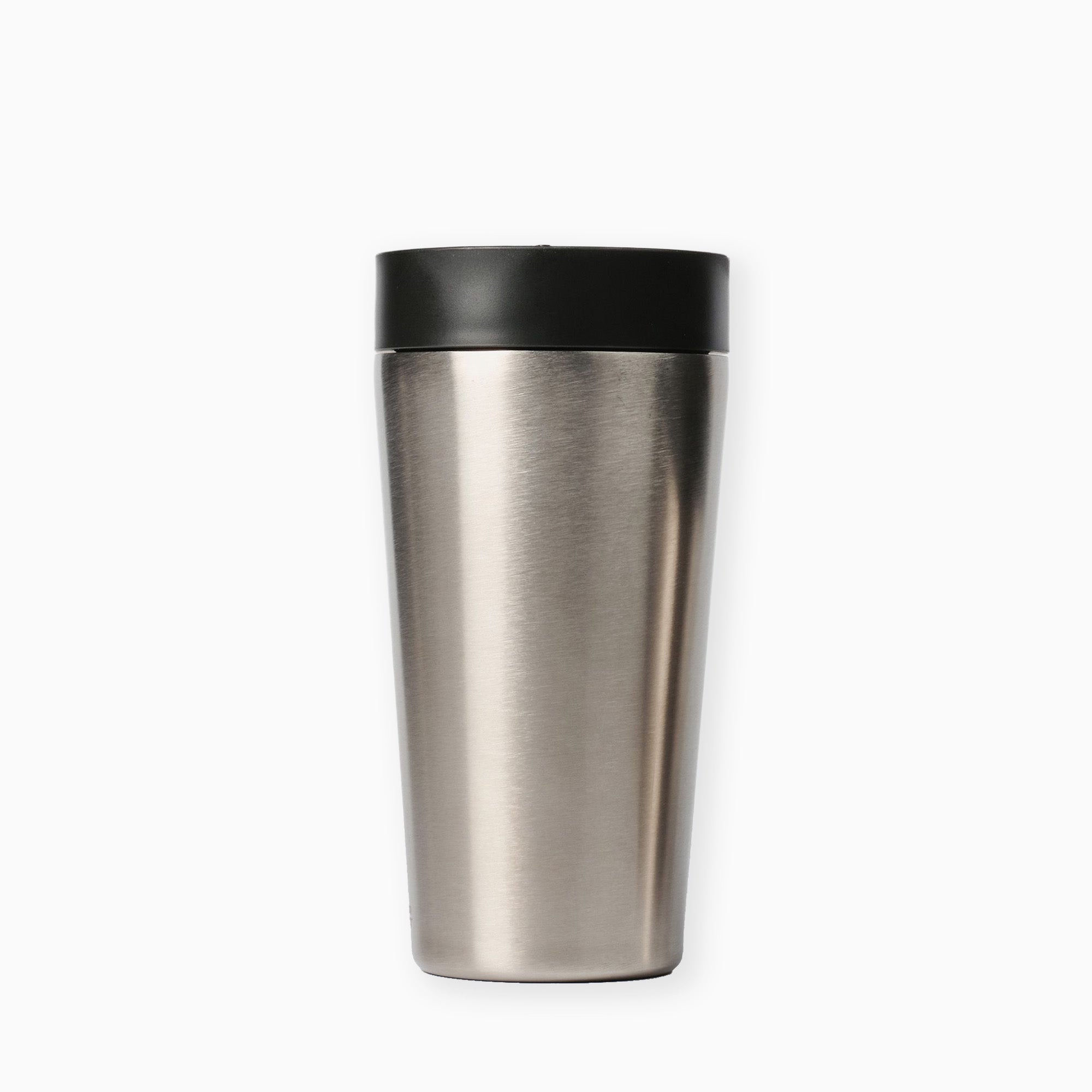 Travel Cup-SSC-12OZ-UC-IN-BLACK - Recycled Steel Cup Uncoated-Circular & Co