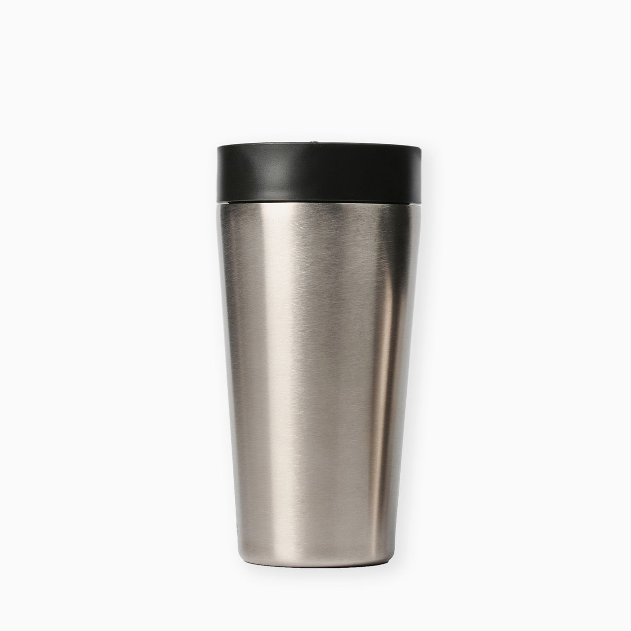 Travel Cup-SSC-12OZ-UC-IN-BLACK - Recycled Steel Cup Uncoated-Circular & Co