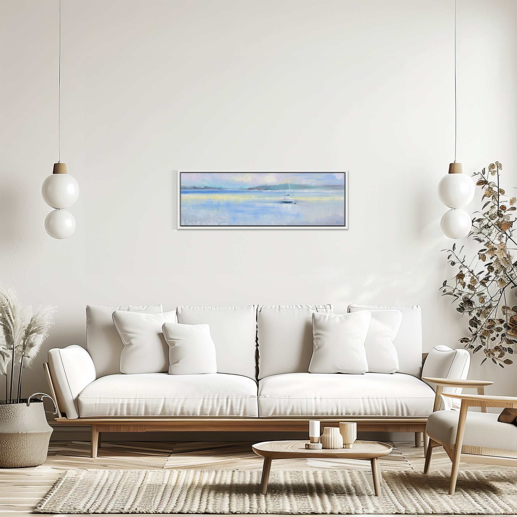 Framed Canvas-ICC131F - Early Light Framed Canvas-Iris Clelford