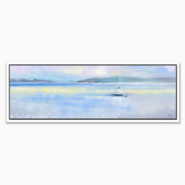 Canvas-ICC131F - Early Light Framed Canvas-Iris Clelford