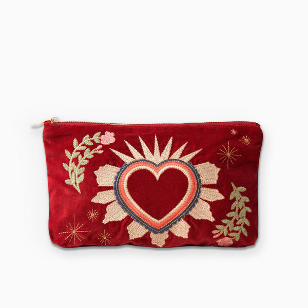 Pouch-68062 - Enchanted Heart Everyday Pouch-Elizabeth Scarlett