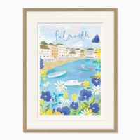 Framed Print-WF1130F - Falmouth Large Framed Print-Whistlefish
