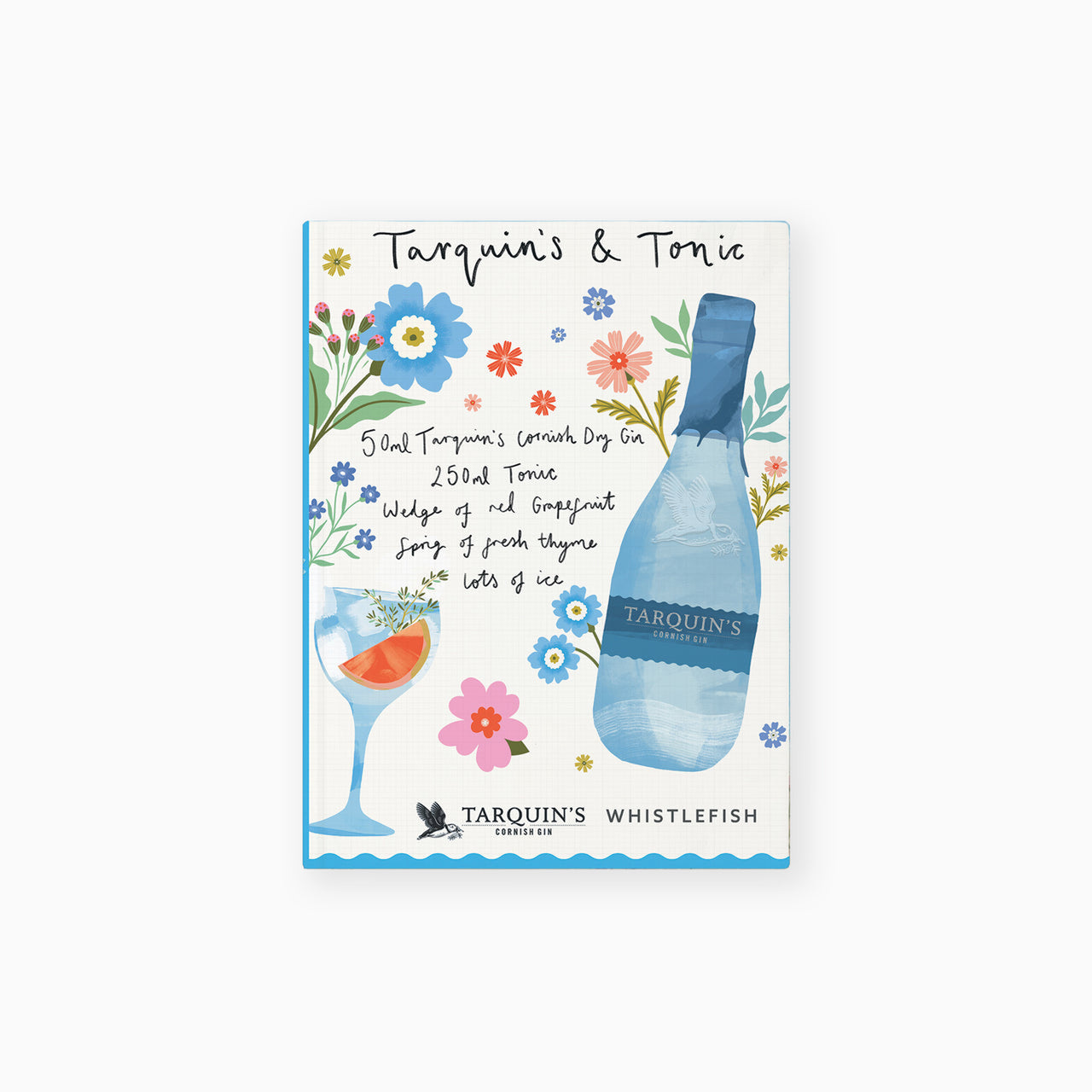 Notebook-WNB75 - Tarquins Botanical Bloom Notebook-Whistlefish & Tarquin's