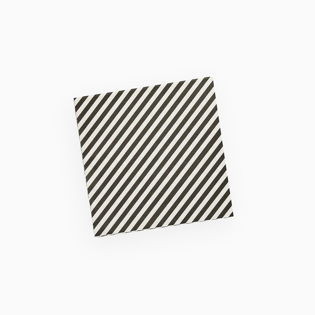 HBMP103 - Monochrome Striped Paper Napkins
