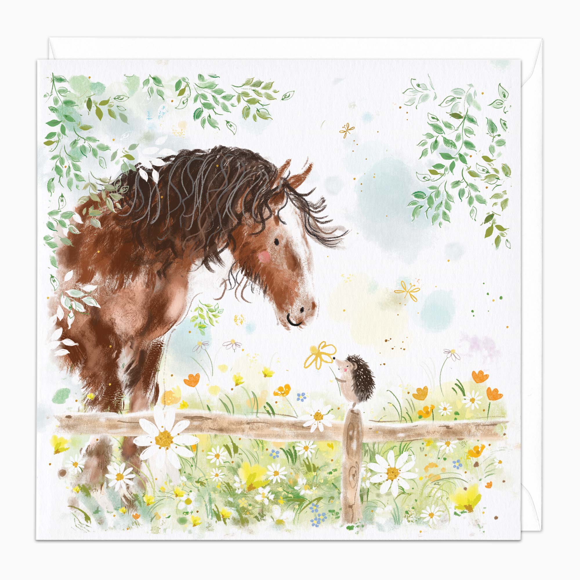 Greeting Card-H150 - Field Friends Art Card-Whistlefish