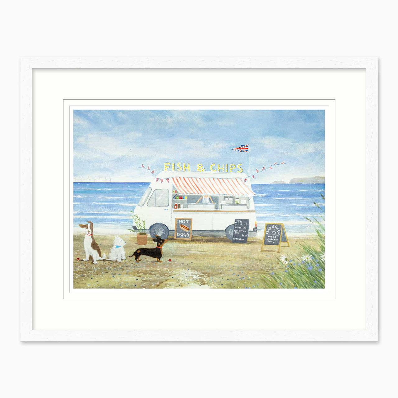 Framed Print-HC356F - First In Line Framed Print-Hannah Cole