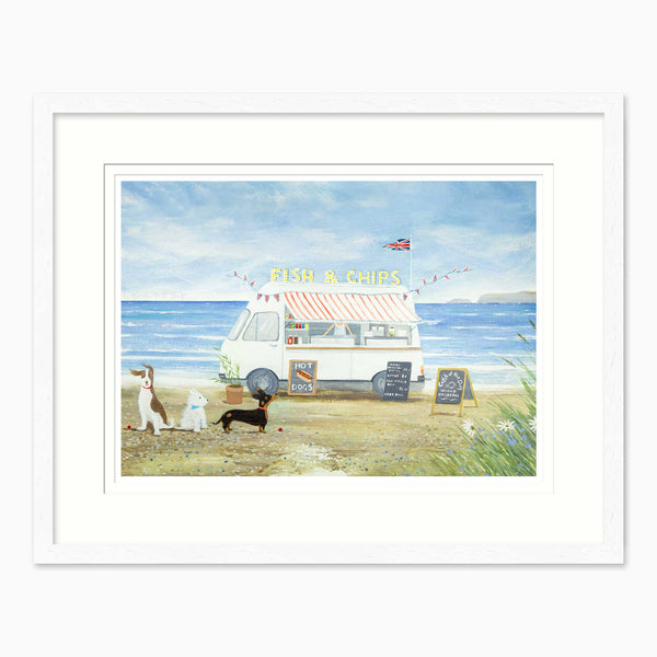 Framed Print-HC356F - First In Line Framed Print-Hannah Cole