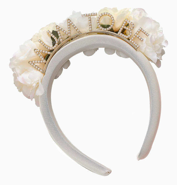 Headband-FLB-108 - Floral Mum To Be Baby Shower Headband-Ginger Ray