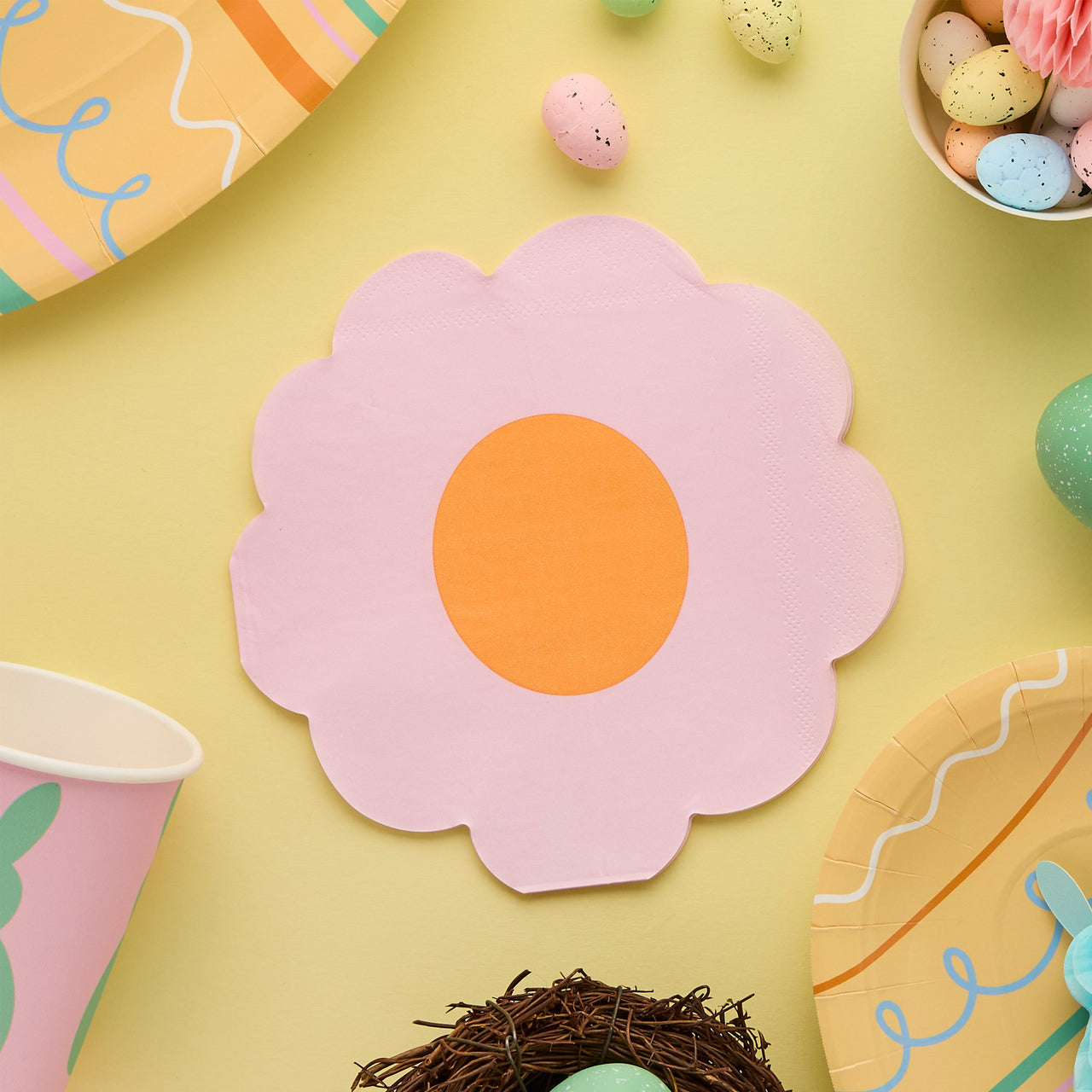 Paper Napkins-HBEF103 - Flower Paper Napkins-Hootyballoo