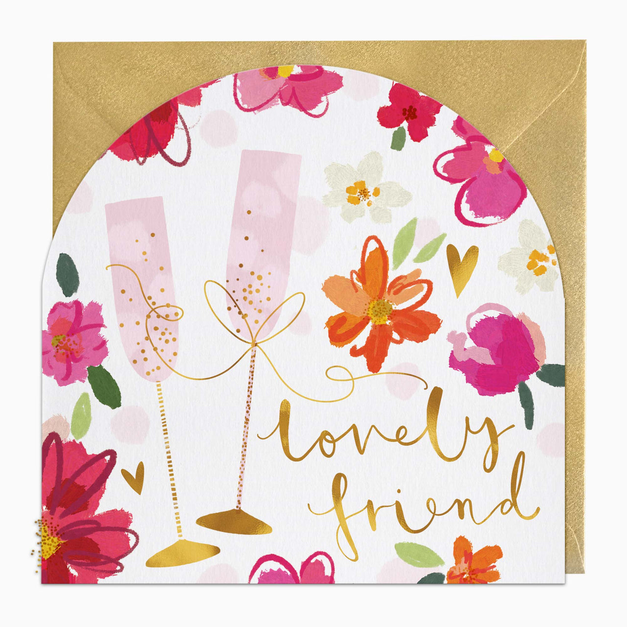 Greeting Card-G558 - Flutes Lovely Friend Card-Whistlefish