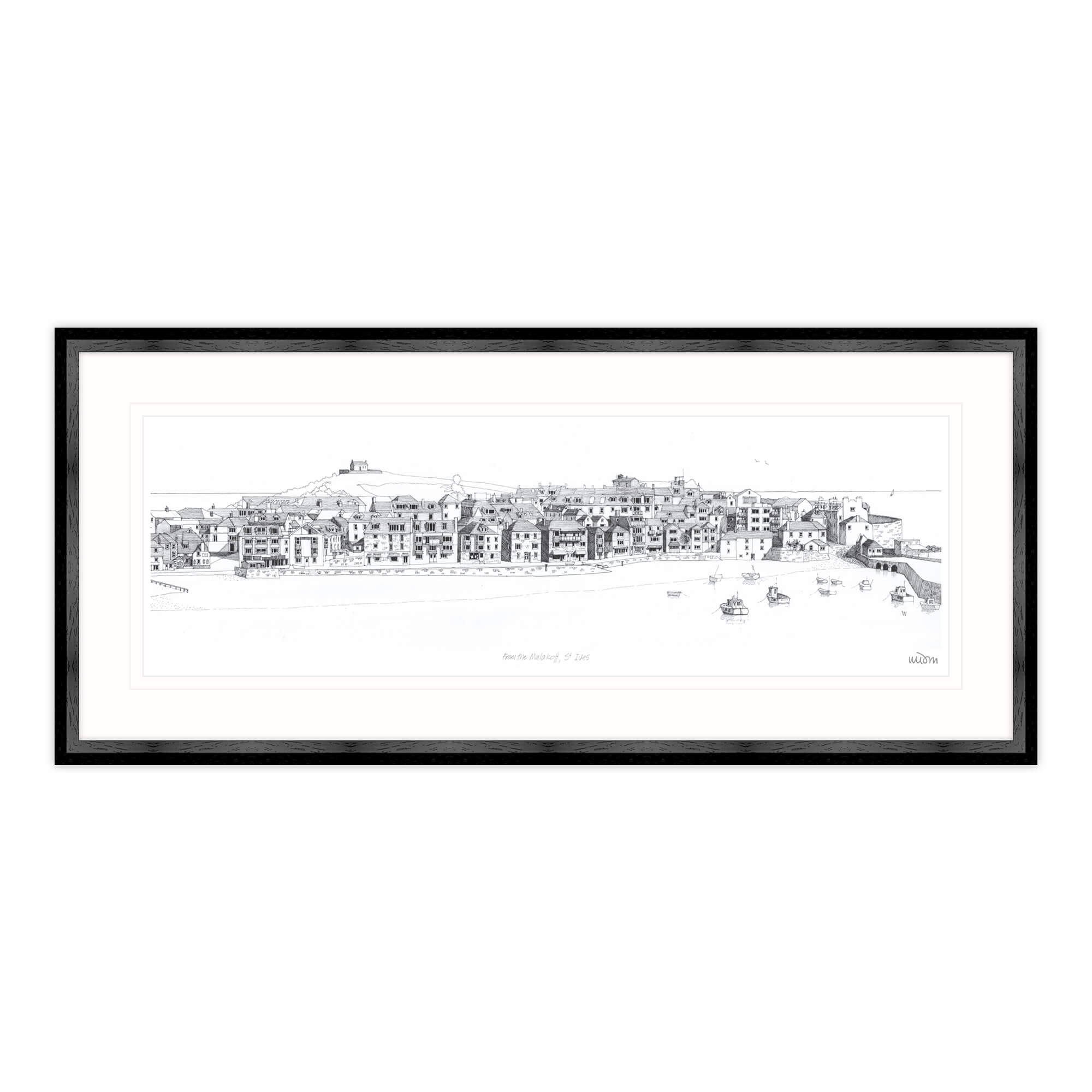 Framed Print-JW261F - From the Malakoff Framed Print-Whistlefish