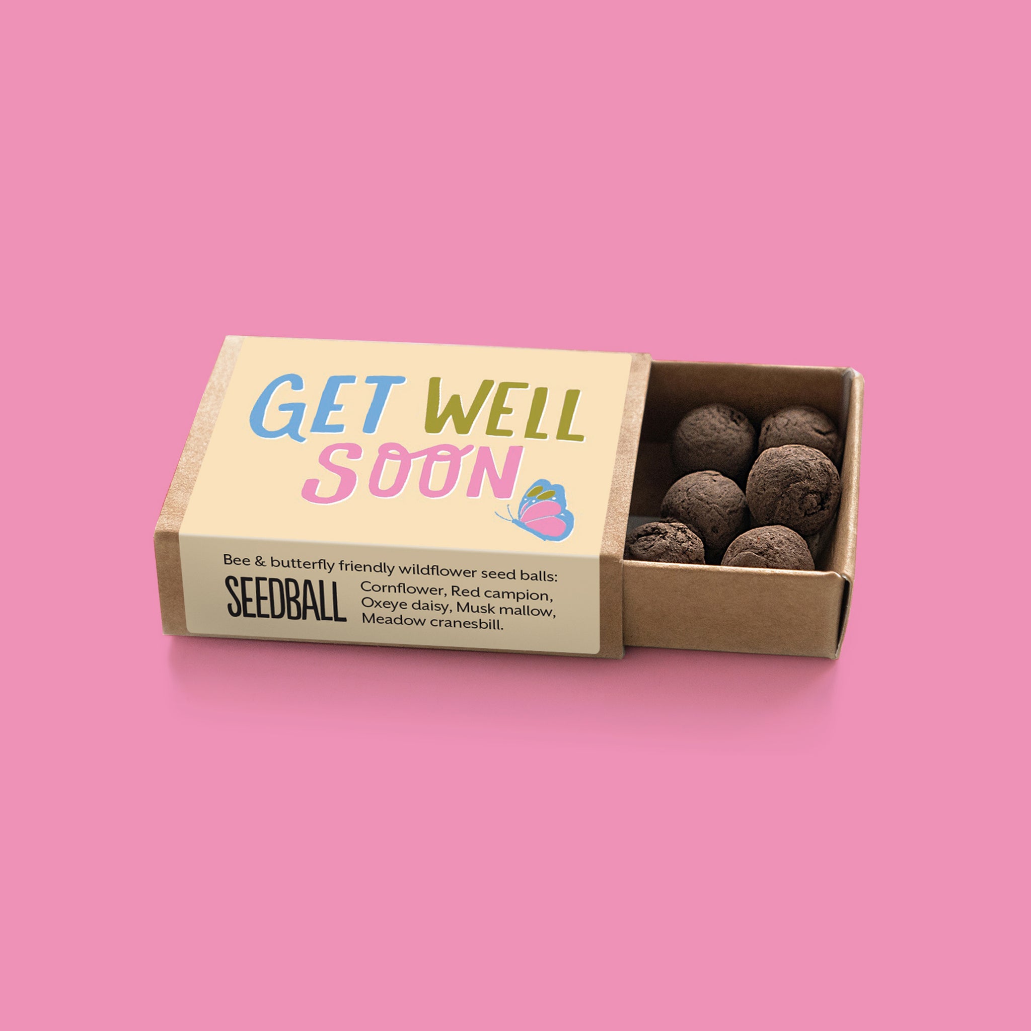 Seed Box-SB-GETWELL - Get Well Soon Seed Box-Seedball
