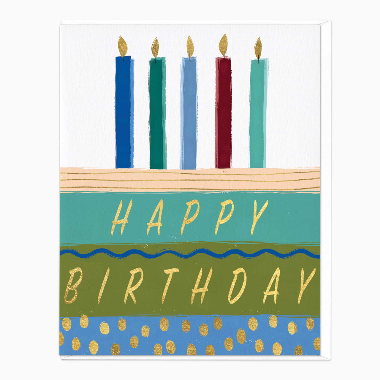 Greeting Card-F473 - Giant Cake Birthday Card-Whistlefish