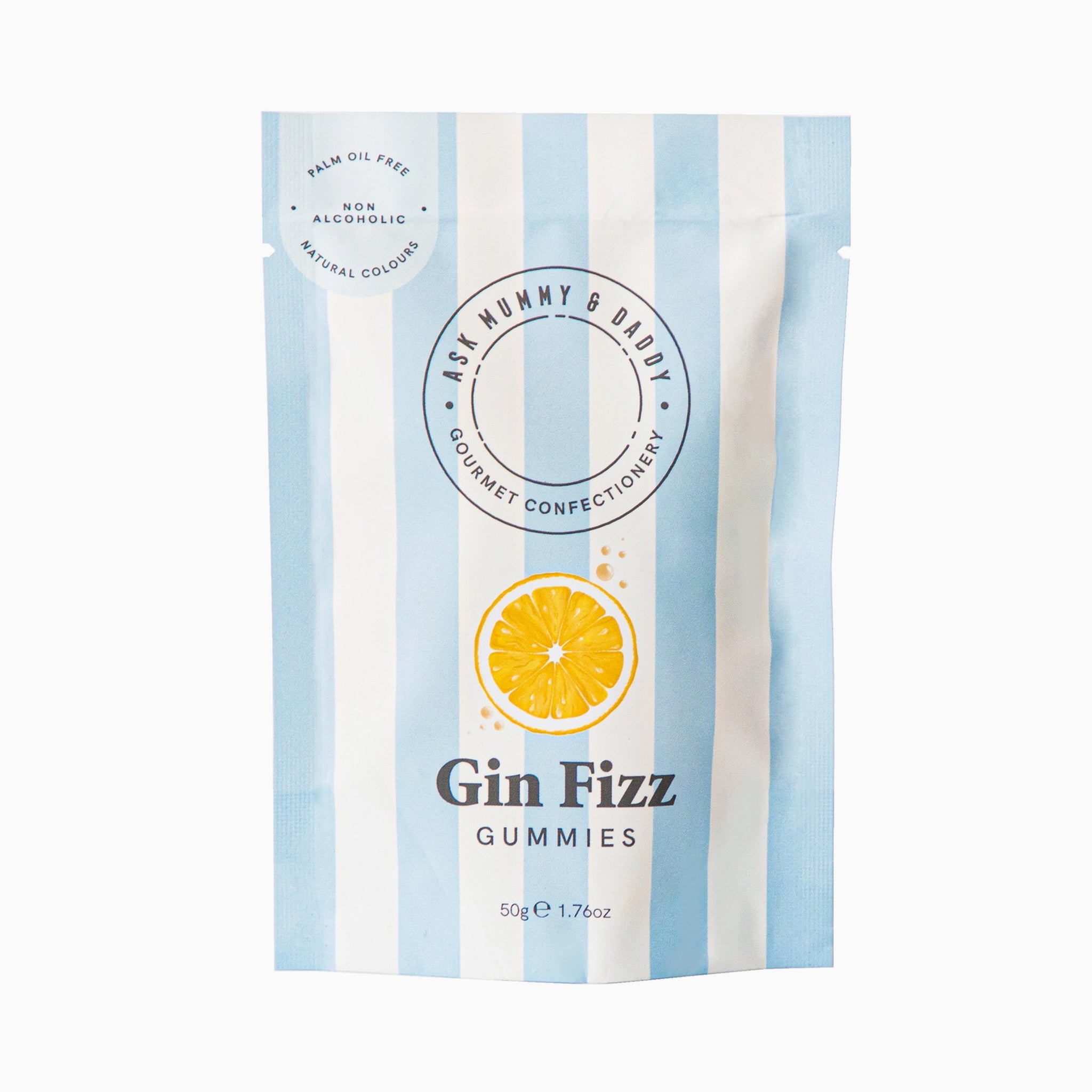 Gummy Sweets-5060736012581 - Gin Fizz Gummy Bears-Ask Mummy & Daddy