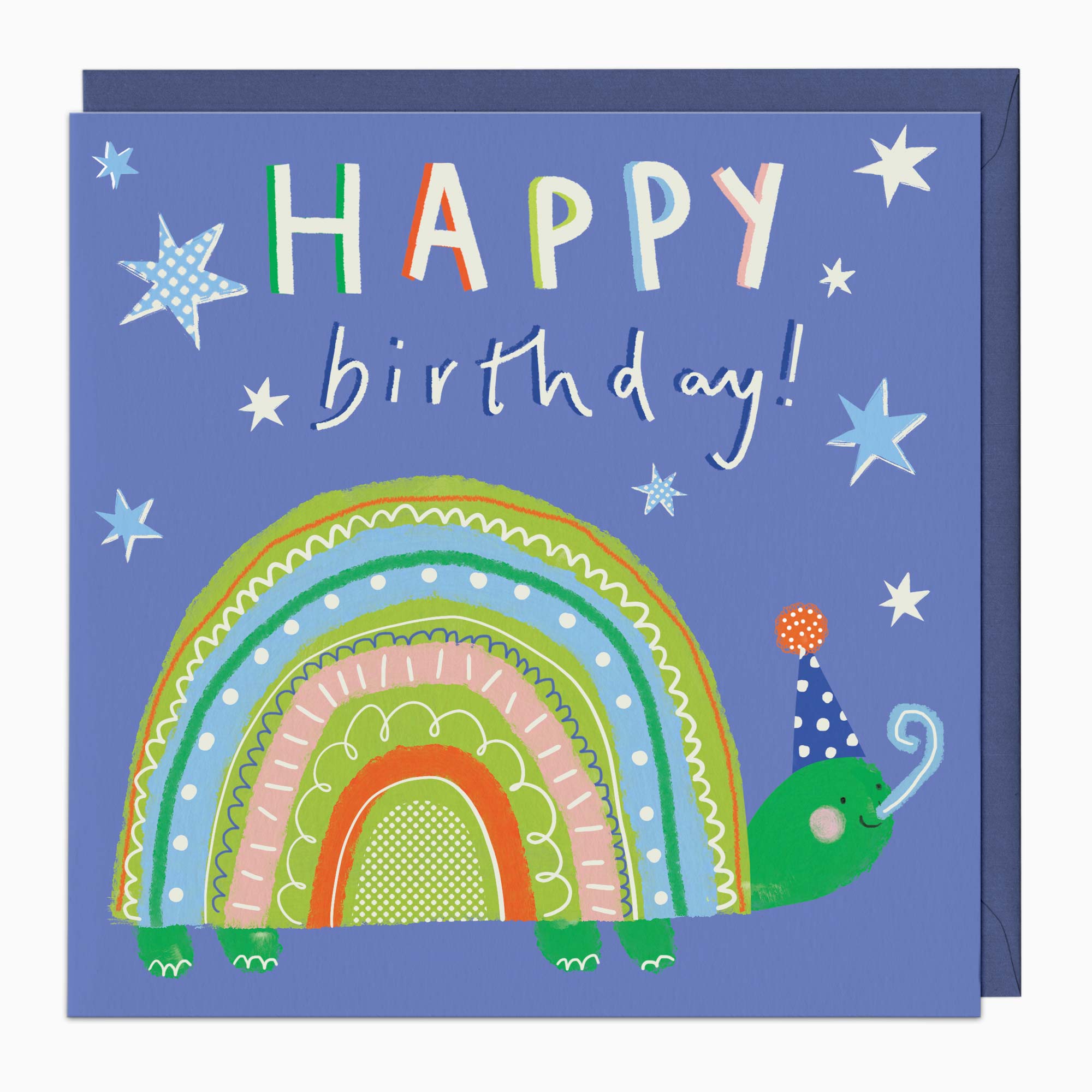 Greeting Card-H241 - Glow Snail Birthday Card-Whistlefish