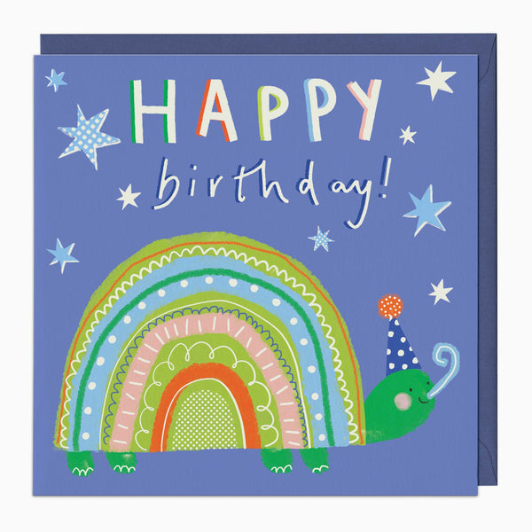 Greeting Card-H241 - Glow Snail Birthday Card-Whistlefish