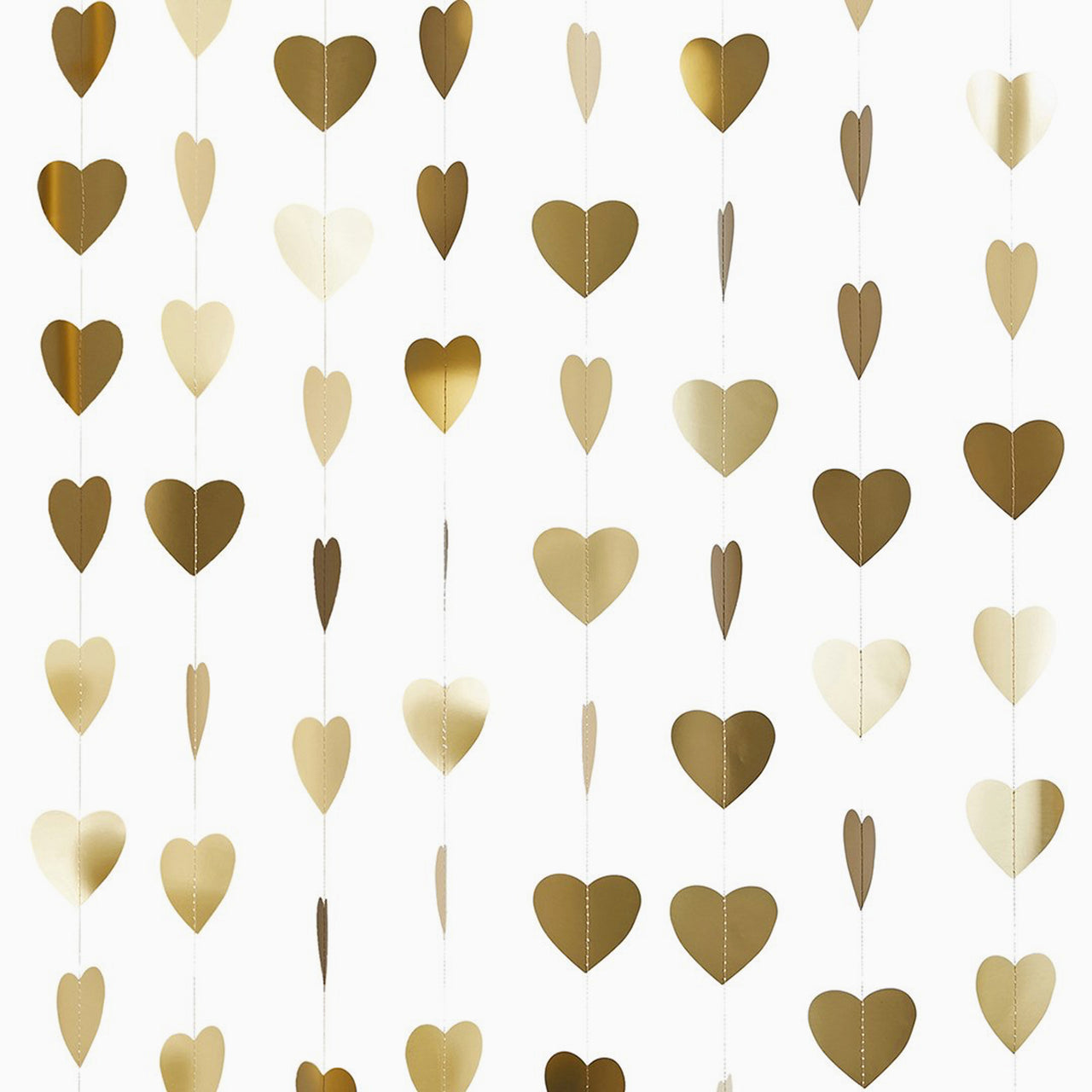 Banner-HBEG112 - Gold Heart Backdrop-Hootyballoo