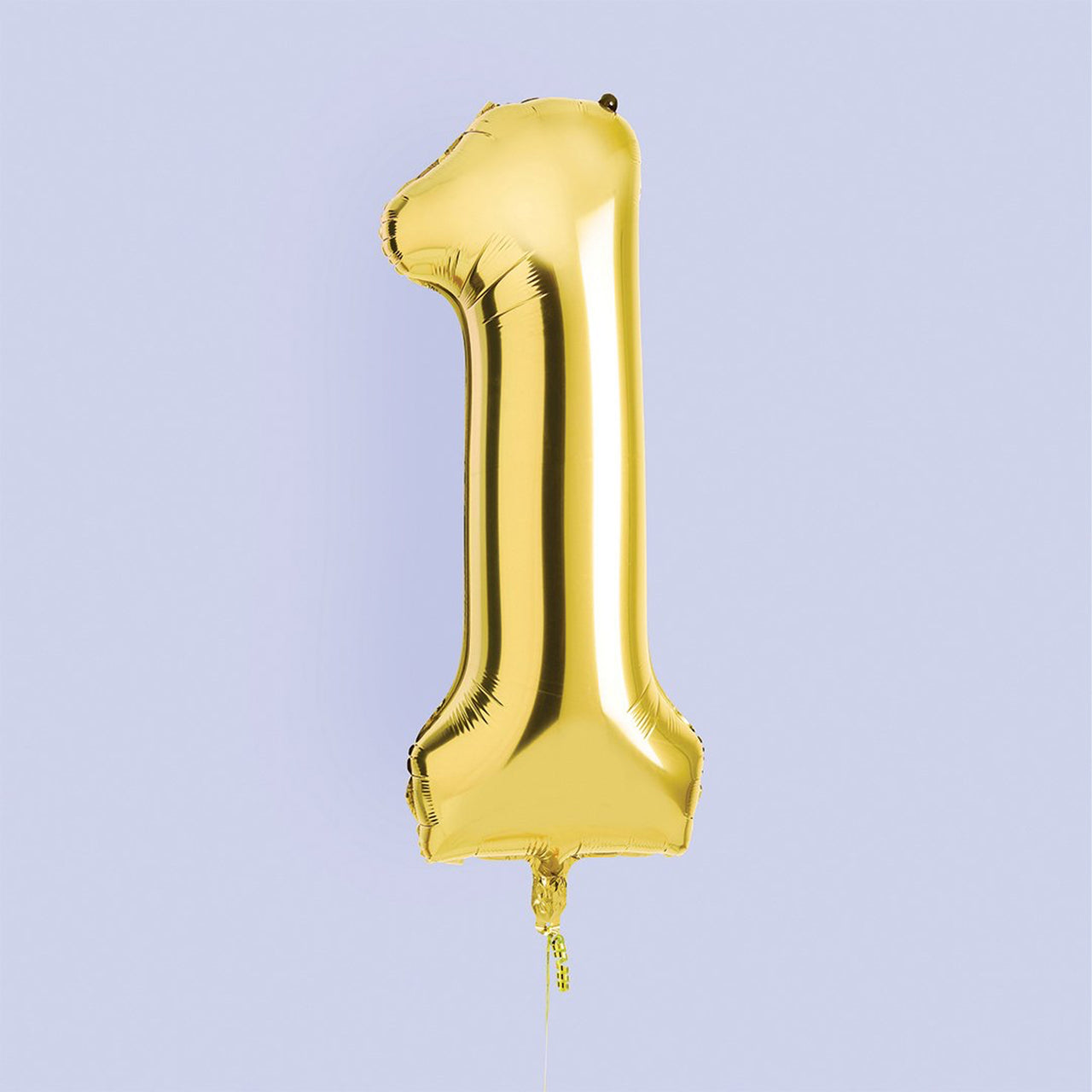 Balloons-HBNB101 - Gold Number 1 Foil 34" Balloon-Hootyballoo