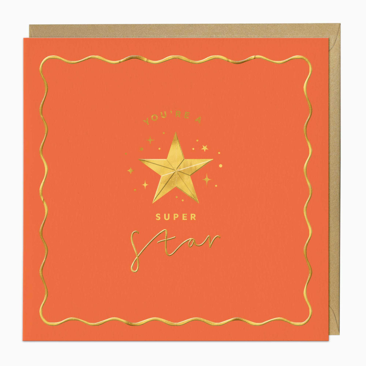 Greeting Card-G330 - Golden Brights Super Star Art Card-Whistlefish