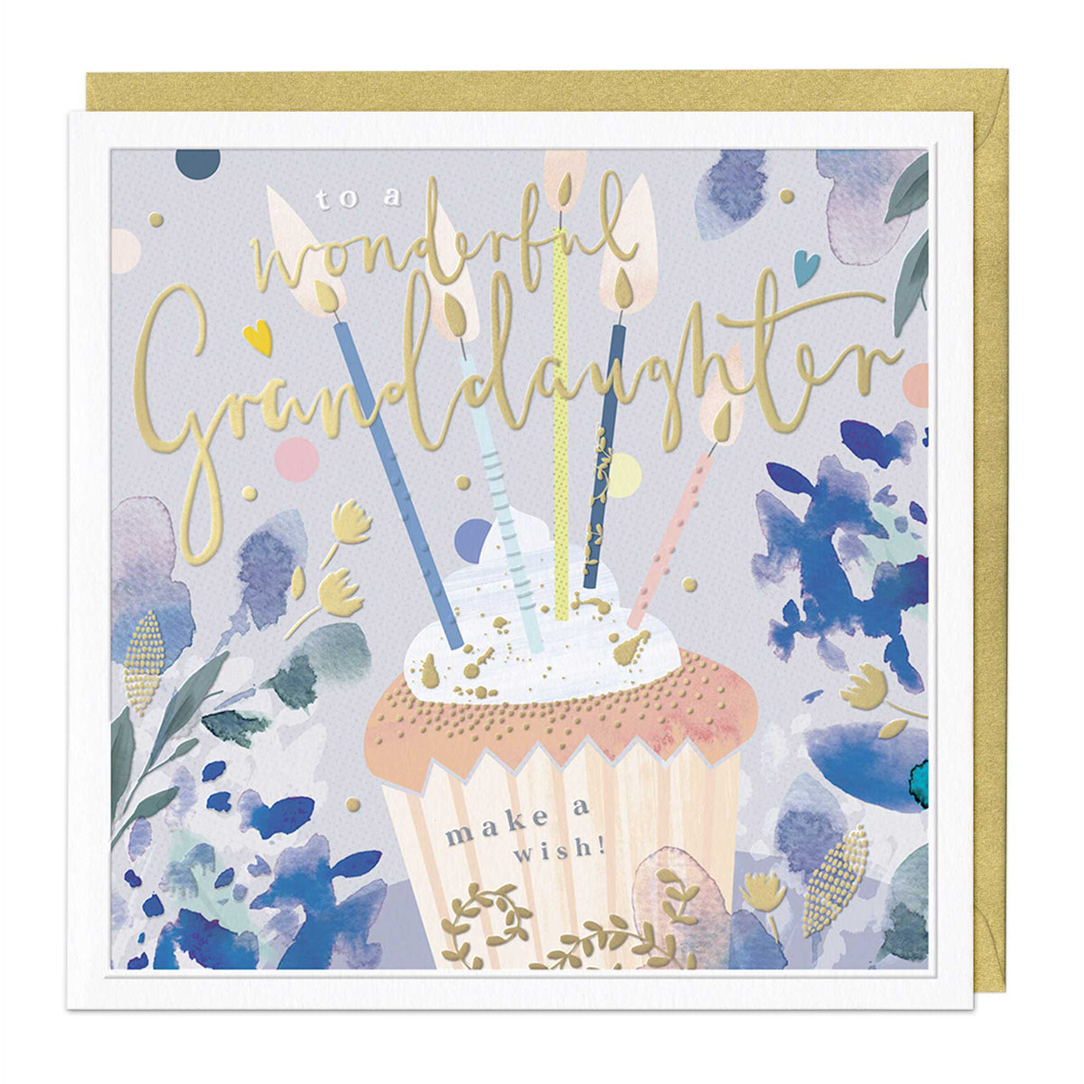 LN111 Granddaughter Luxury Birthday Card