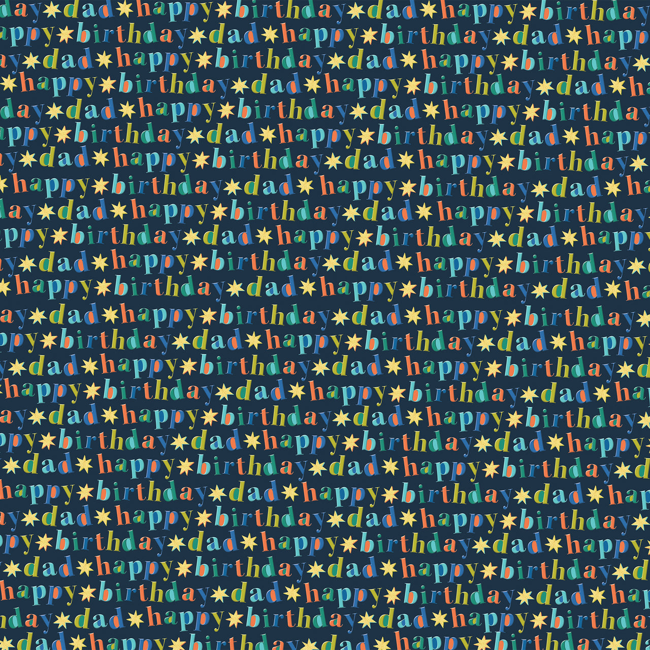 Wrapping Paper-GWP122 - Happy Birthday Dad Wrapping Paper-Whistlefish